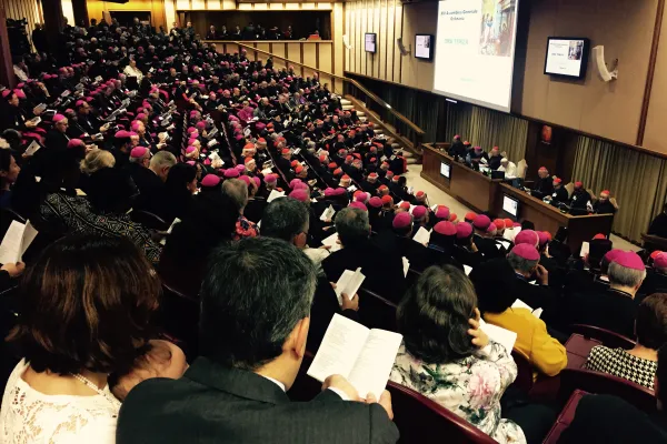 L'Aula del Sinodo con i Padri Sinodali e gli altri partecipanti / Acistampa