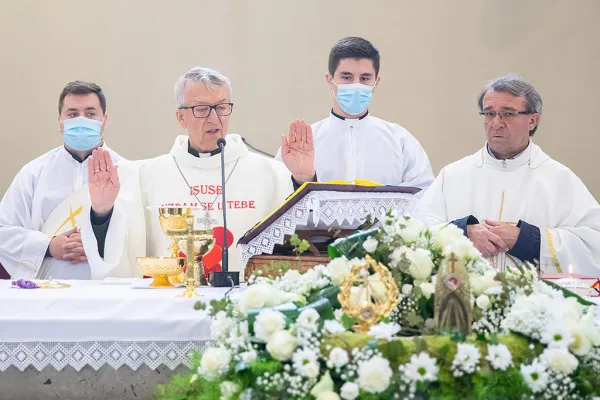 Un momento della celebrazione della Divina Misericordia a Sisak, nella Basilica di San Quirino / Diocesi di Sisak