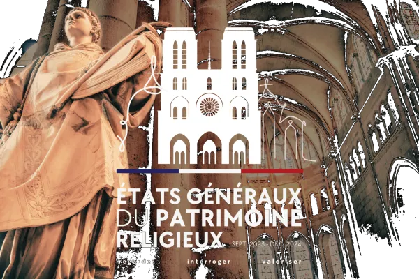 Il logo degli Stati Generali del Patrimonio Religioso di Francia / Eglise Catholique de France