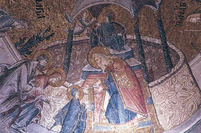 Mosaici in San Salvatore in Chora | Un dettaglio dei mosaici nella chiesa di San Salvatore in Chora, ora moschea | muze.gov.tr