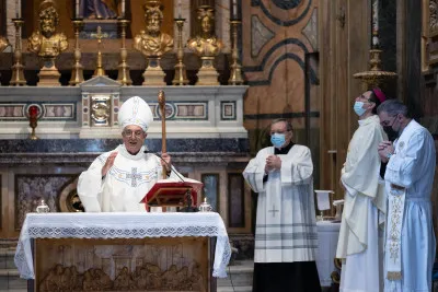 Il Cardinale Angelo De Donatis, Vicario Generale di Sua Santità per la Diocesi di Roma |  | CNA