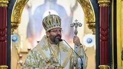 Sua Beatitudine Sviatoslav Shevchuk durante una Divina Liturgia / UGCC