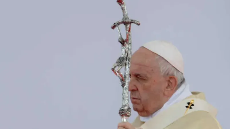 Papa Francesco durante un'udienza |  | Daniel Ibanez / ACI group