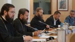 Il metropolita Hilarion durante l'incontro in CEI, 28 maggio 2018 / mospat.ru