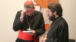 Il Cardinale Koch e il Metropolita Hilarion in uno dei loro passati incontri  / mospat.ru