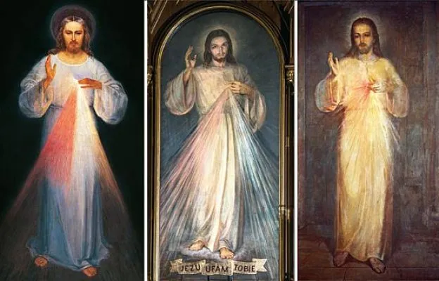 I tre quadri del Gesù Misericordioso