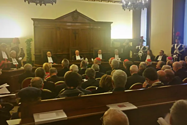 Tribunale Vaticano, inaugurazione dell'Anno Giudiziario, 6 febbraio 2016 / Andrea Gagliarducci / ACI Stampa