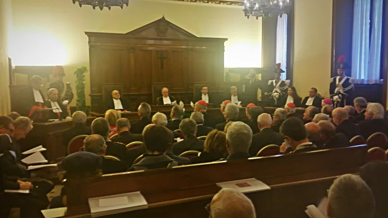 Tribunale Vaticano | Tribunale Vaticano, inaugurazione dell'Anno Giudiziario, 6 febbraio 2016 | Andrea Gagliarducci / ACI Stampa