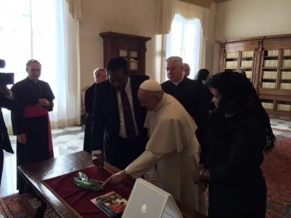 Il Papa incontra il Presidente del Commonwealth di Dominica |  | Marco Mancini Acistampa