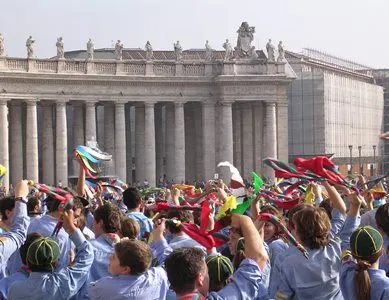 Agesci Piazza San Pietro | Scout Agesci in piazza San Pietro | Agesci.org