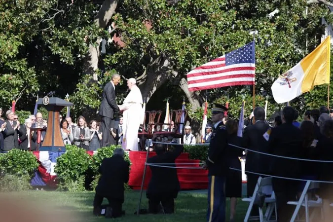 Il Papa e il Presidente degli Stati Uniti Obama |  | Alan Holdren CNA