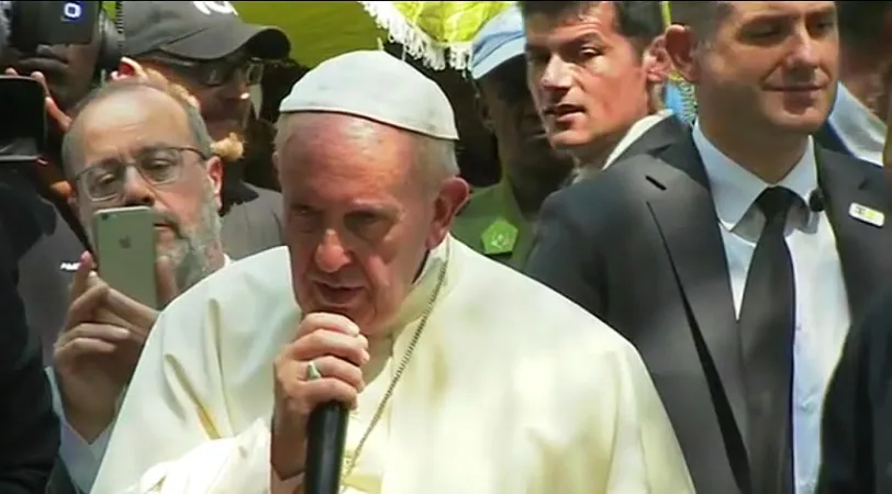 Papa Francesco al Campo Profughi | Papa Francesco parla al campo profughi di Bangui, Repubblica Centrafricana  | CTV