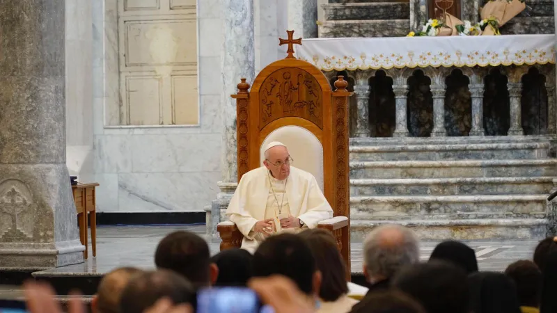 Papa Francesco visita la Comunità di Qaraqosh |  | Colm Flynn / EWTN