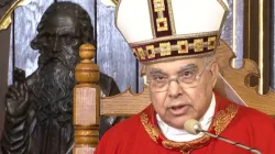 Il Cardinale Semeraro durante la Messa in memoria della Famiglia Ulma, Markowa, 24 marzo 2024 / Confernenza Episcopale Polacca