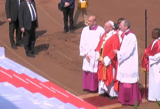 Papa Francesco presiede la messa a Bangui |  | CTV