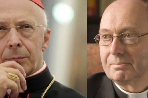 Il Cardinale Angelo Bagnasco e il rev. Hill, presidenti rispettivamente del CCEE e della KEK / CCEE