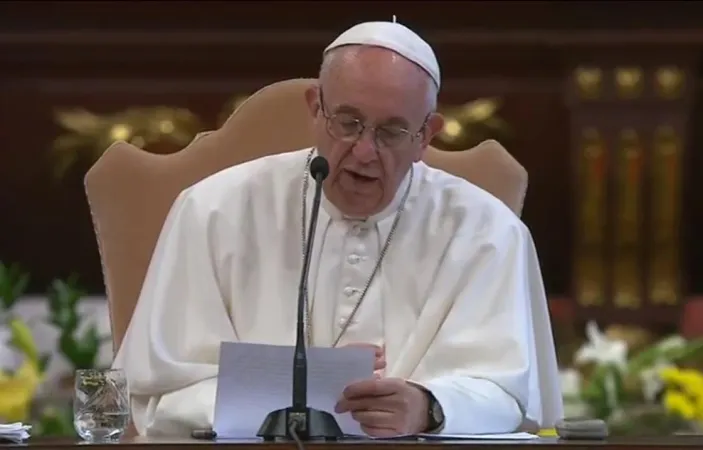 Il Papa tiene la meditazione in Santa Maria Maggiore |  | CTV