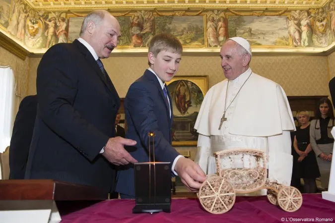 Il Papa ed il Presidente bielorusso Lukashenko |  | L'Osservatore Romano