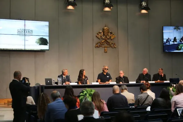 La conferenza stampa di presentazione di "Un Grande Mistero" / Petrik Bohumil/ CNA