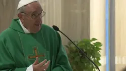 Papa Francesco durante una messa a Santa Marta / CTV