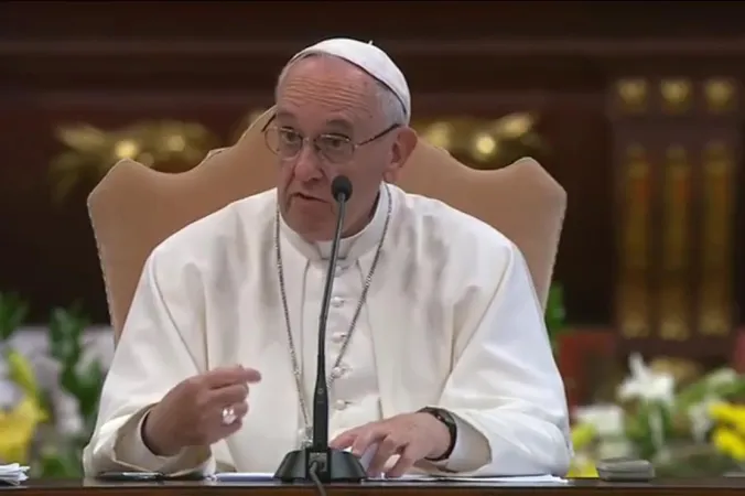 Il Papa tiene la meditazione in Santa Maria Maggiore |  | CTV