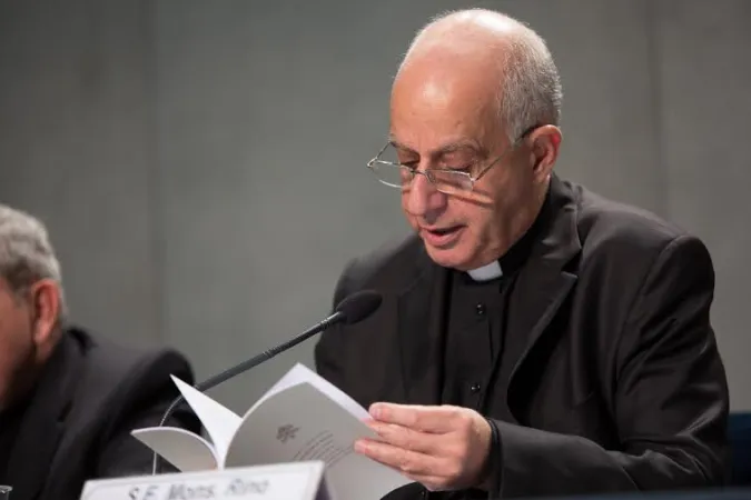 Monsignor Rino Fisichella alla conferenza stampa di Chiusura Giubileo |  | Daniel Ibanez, ACI Group