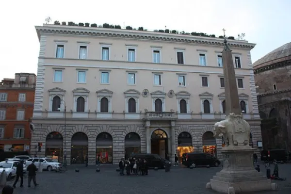 La sede della Pontificia Accademia Ecclesiastica a piazza della Minerva, Roma / pd