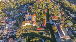 Veduta dall'alto del Castello di Uzghorod, dove fu firmata la bolla di Unione / Wikiwand