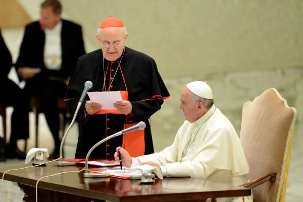 Il cardinale vicario Agostino Vallini con Papa Francesco / Vicariato