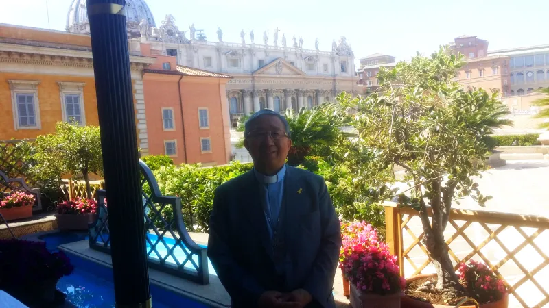 Vescovo Igino Kim | Il vescovo Kim in visita presso la Santa Sede | AG / ACI Stampa