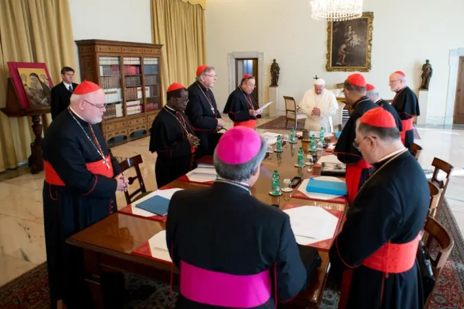 Consiglio dei Cardinali | Una riunione del Consiglio dei Cardinali con Papa Francesco | L'Osservatore Romano / ACI Group