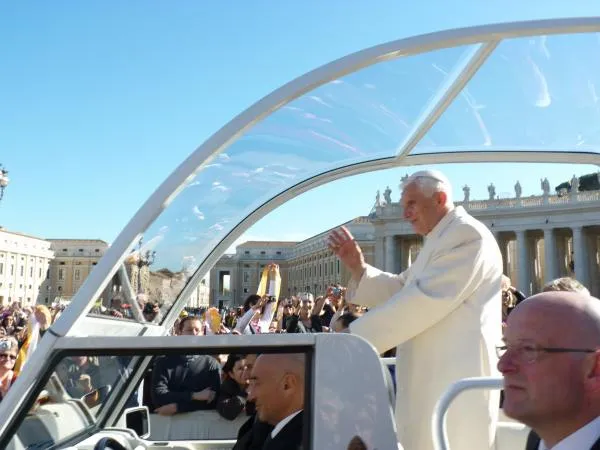 Papa Benedetto XVI |  |  Matthew Rarey CNA