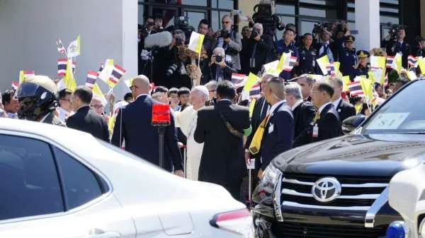 L'arrivo del Papa in Thailandia |  | Hannah Brockhaus/CNA