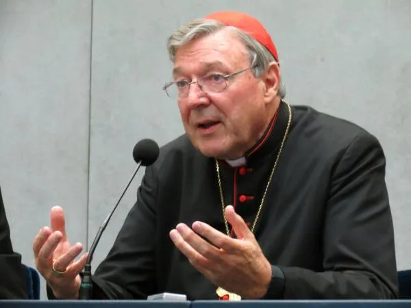 Il Cardinale George Pell, Prefetto della Segreteria per l'Economia |  | Matthew Rarey, CNA