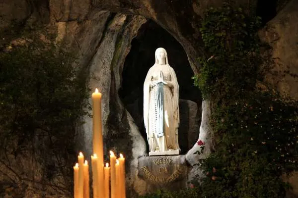 La Grotta delle apparizioni a Lourdes |  | Elise Harris/CNA