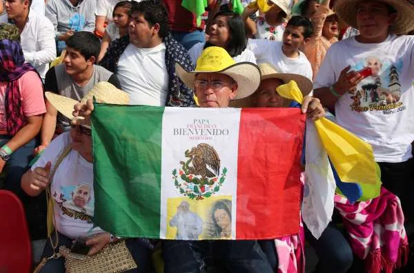 Un momento della visita del Papa in Messico, febbraio 2016 |  | David Ramos/CNA