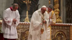 Papa Francesco durante una celebrazione liturgica  / Martha Calderon / ACI Group