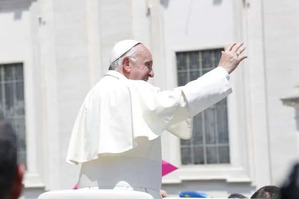 Papa Francesco, durante un'udienza |  | Daniel Ibanez, ACI group