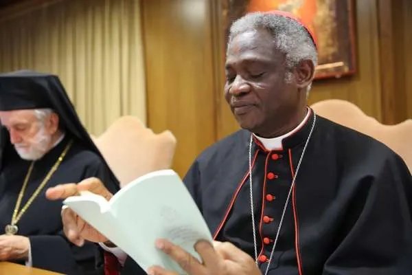 Il Cardinale Peter Turkson, prefetto del Dicastero per il Servizio dello Sviluppo Umano Integrale / Bohumil Petrik / ACI Group