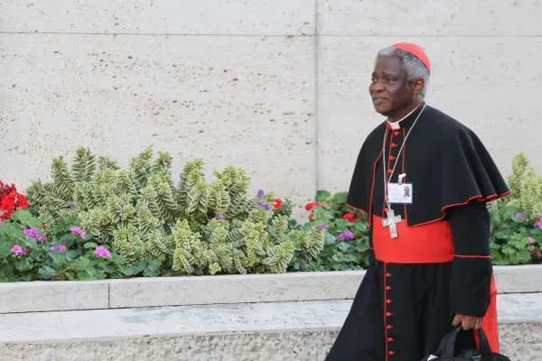 Il Cardinale Peter Turkson, prefetto del Dicastero per il Servizio dello Sviluppo Umano Integrale  / MM / ACI Group