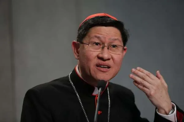 Il Cardinale Luis A. Tagle, Presidente di Caritas Internationalis |  | Daniel Ibanez CNA