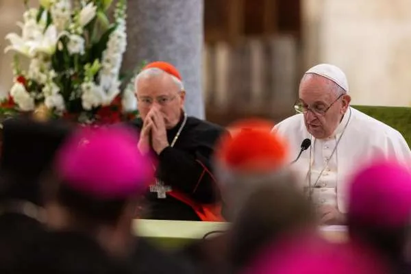 Papa Francesco con il Cardinale Bassetti |  | Daniel Ibanez CNA