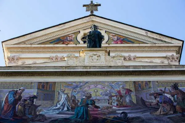 L'esterno della Chiesa di San Gioacchino |  | Daniel Ibanez CNA 