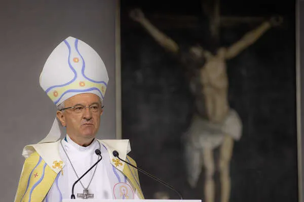 Il Presidente della Conferenza Episcopale Ungherese, Monsignor András Veres, |  | Daniel Ibanez CNA