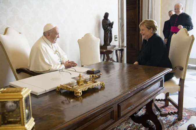 Il Papa e Angela Merkel |  | Vatican Media