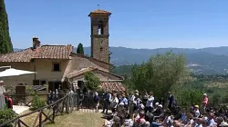 Papa Francesco a Barbiana (FI), per omaggiare don Lorenzo Milani, 20 giugno 2017  / CTV