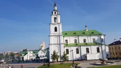 Una veduta della Cattedrale Ortodossa dello Spirito Santo a Minsk. Qui i vescovi europei pranzeranno con il metropolita Pavel prima di iniziare la Plenaria / Andrea Gagliarducci / ACI Stampa 