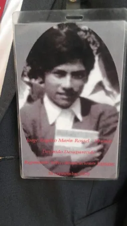 Una delle vittime del regime di Pinochet | Il ricordo del fratello di Hector Marin, ucciso nella repressione del regime Pinochet | Greg Burke / Sala Stampa Vaticana