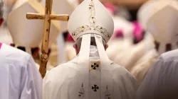 Papa Francesco durante la Messa per la Caritas Internationalis, Basilica Vaticana 23 maggio 2019
 / Daniel Ibanez / ACI Group