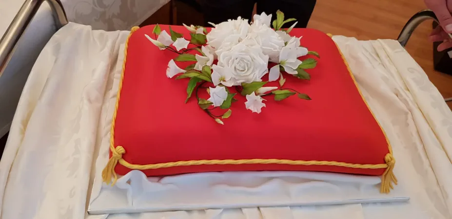 La torta per Papa Francesco a Blaj | La torta preparata per Papa Francesco a Blaj | per gentile concessione 